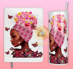 Beautiful Lady Breast Cancer Set