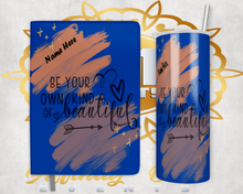 Load image into Gallery viewer, Journal + Tumbler Set: Be Your Own Kind