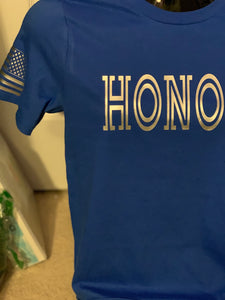 Honor w/ US Flag