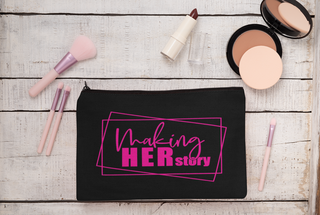 Canvas cosmetic bag (Herstory)